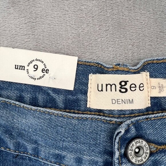 Umgee Women's Distressed Denim Jean Shorts 9 New - Picture 3 of 10
